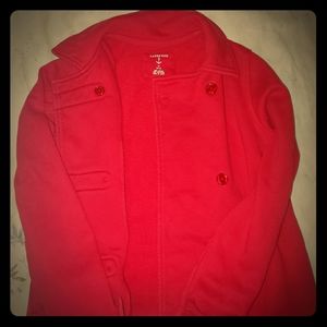 Girls Red Lands End Coat